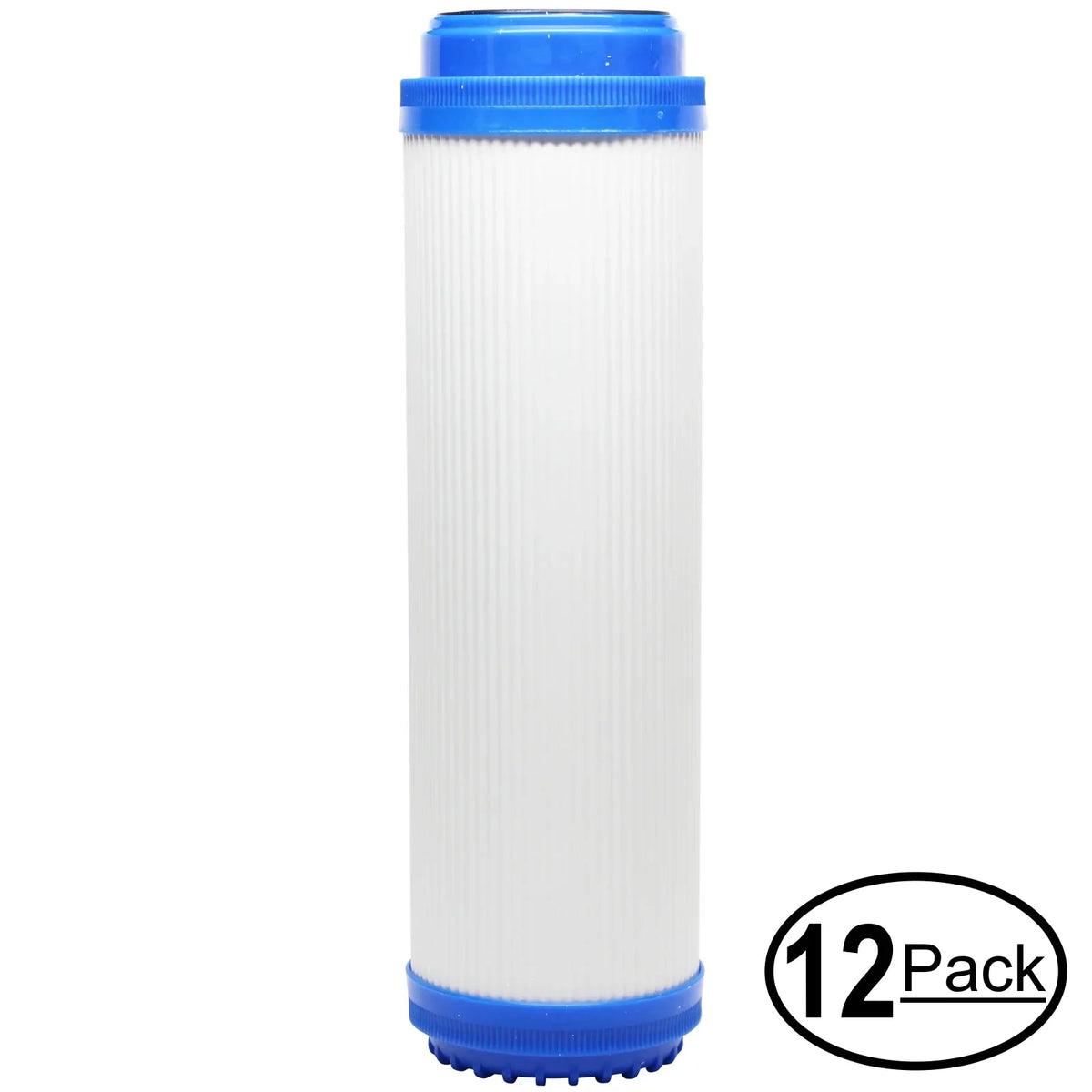 12-Pack Replacement for Culligan RVF-10 Granular Activated Carbon Filter - Universal 10-inch Cartridge for Culligan RVF-10 Exterior Water Filter - Denali Pure Brand