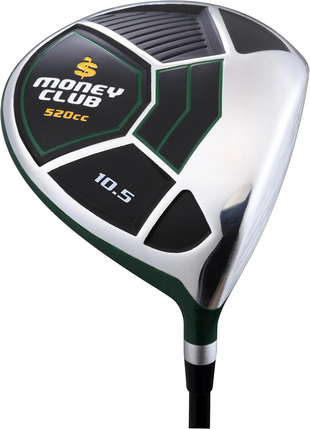 Groen Geld Club Driver Hoge Lancering Massieve 520cc 10.5° Hoofdmaat Mens Standaard Lengte Rechtshandig ALLEEN Golf Regular R Flex Grafiet As