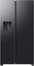 Samsung Side by Side RS70F65KEF/EF Koelkast met water-/ijsdispenser, wifi met AI Energy Mode, Total No Frost, SpaceMax, 635 l, b x h x d: 91,2 x 178,4 x 72,6 cm, antraciet