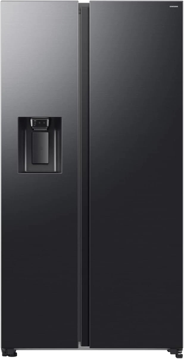 Samsung Side by Side RS70F65KEF/EF Koelkast met water-/ijsdispenser, wifi met AI Energy Mode, Total No Frost, SpaceMax, 635 l, b x h x d: 91,2 x 178,4 x 72,6 cm, antraciet