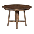Technische Titel: "Ronde Houten Eettafel met Driepotig Onderstel"