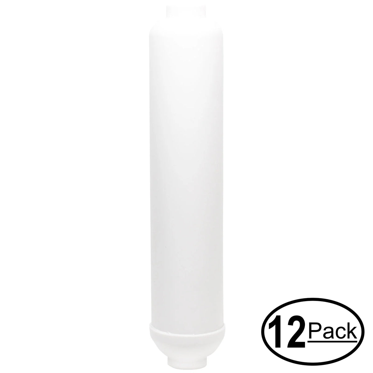 12-Pack Replacement for MaxWater 101094 Inline Filter Cartridge - Universal 10-inch Cartridge for MaxWater 7 stage portable alkaline REVERSE OSMOSIS SYSTEM - Denali Pure Brand