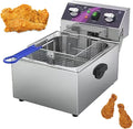 Elektrische Frituurpan Met Instelbare Timer En Temperatuurregeling, Ideaal Voor Thuisgebruik En Professioneel Koken, Perfect Voor Knapperige Friet, Kip, Vis En Meer.,28 * 44 * 31.5cm(28*46*30.5cm)