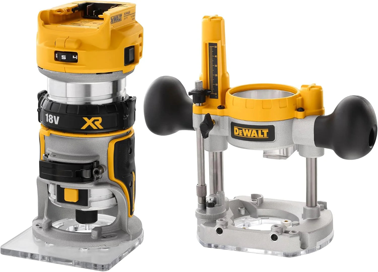 DEWALT Invalfrees 18V XR Brushless met verwisselbare zool in TSTAK koffer (Zonder accu en oplader) DCW604NT