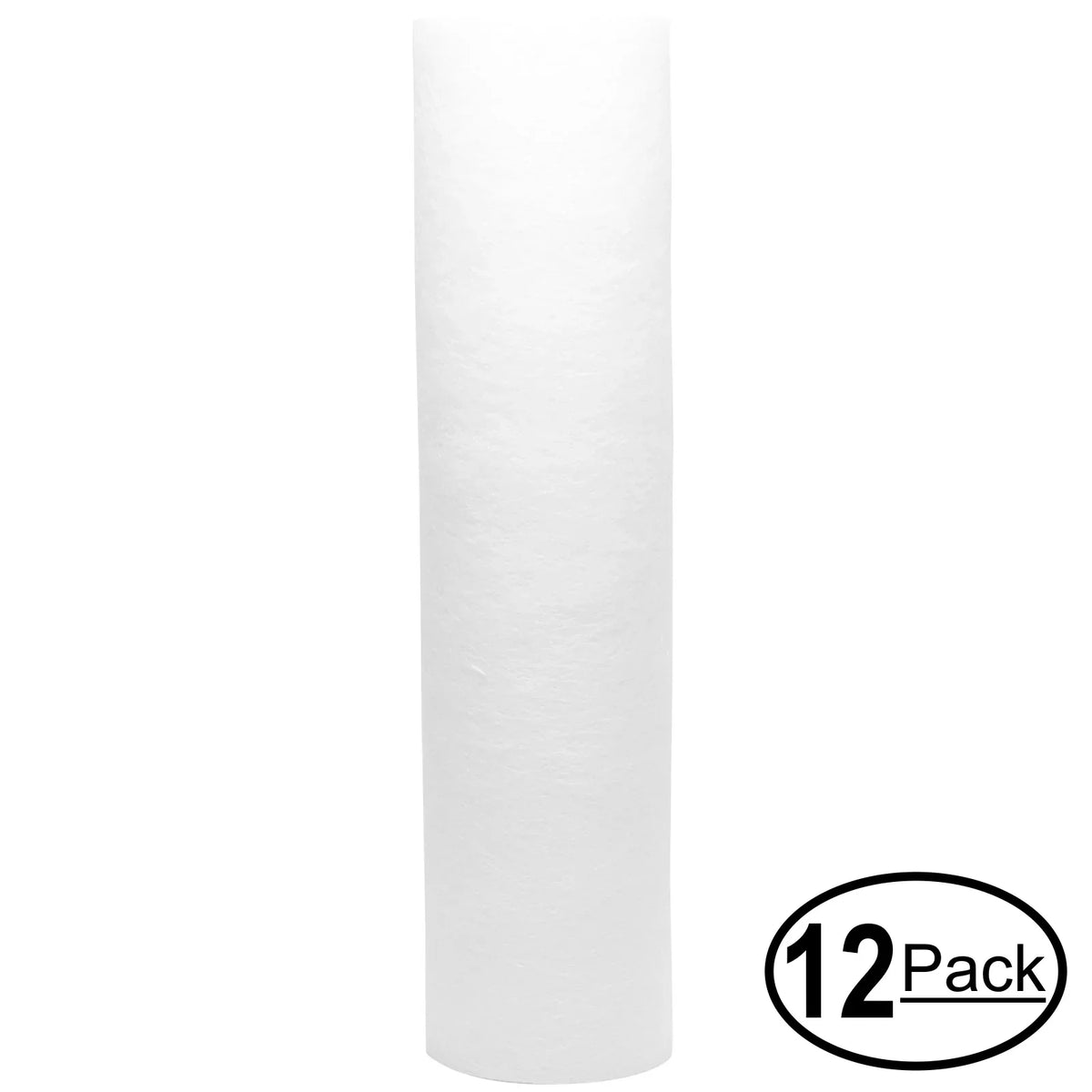 12-Pack Replacement for US Water Systems 320-USWS-310UV-50 Polypropylene Sediment Filter - Universal 10-inch 5-Micron Cartridge for US Water Filtration System - Denali Pure Brand