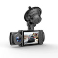 3-Camera Dash Cam - 2in Clear Car Rearview Mirror with Multi-Language Car Video Recording - Enhance Auto Safety with Reliable Driving Recorder
