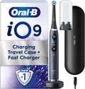 Oral-B iO - 9 - oplaadbare elektrische tandenborstel van bruin, 1 hoogwaardige zwarte handgreep met revolutionaire magneettechnologie, kleurendisplay, 1 tandenborstelkop, 1 reisetui voor het opladen(Black Onyx)