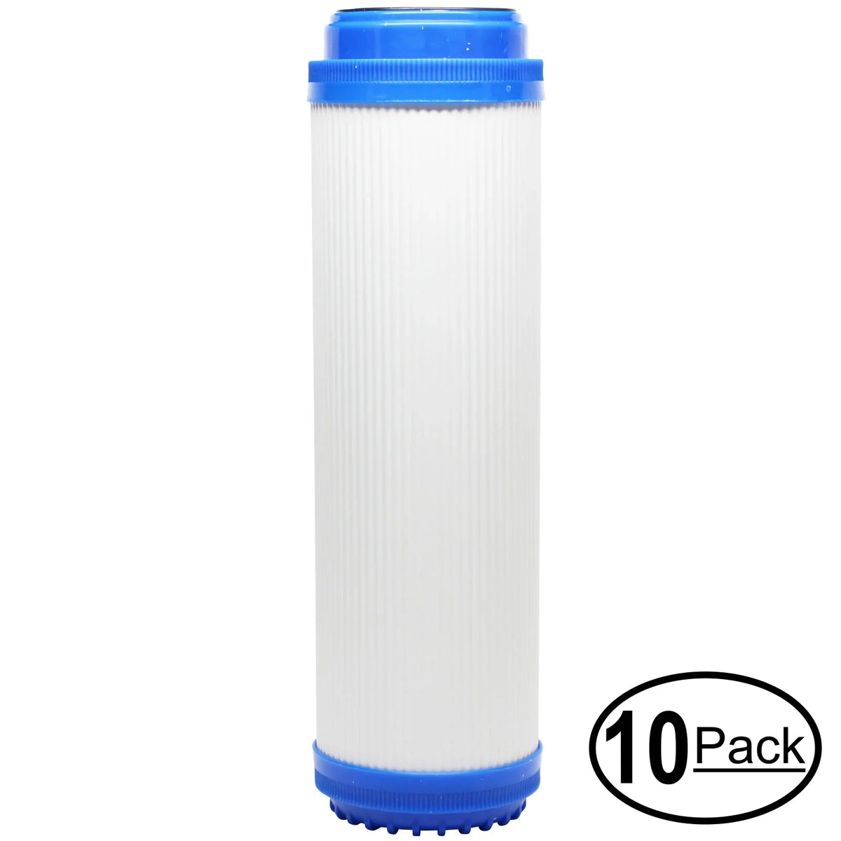 10-Pack Replacement for Liquagen liqua 591 Granular Activated Carbon Filter - Universal 10-inch Cartridge for LIQUAGEN- REVERSE OSMOSIS RO/DI WATER FILTER SYSTEM - Denali Pure Brand