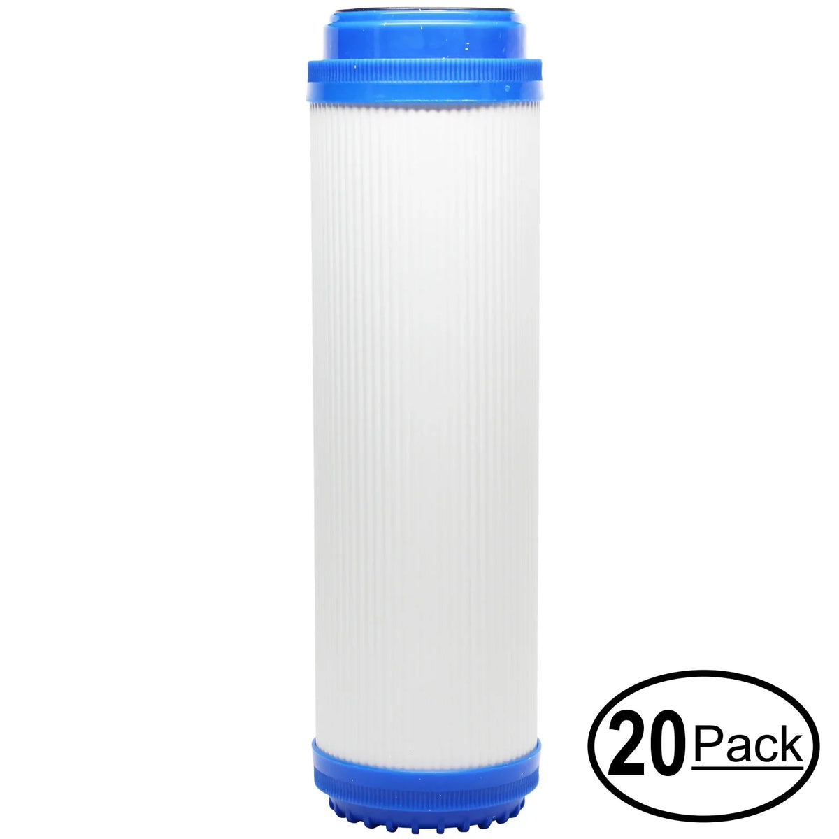 20-Pack Replacement for Expres Water ROUV5D Granular Activated Carbon Filter - Universal 10-inch Cartridge for Express Water 6 Stage UV Reverse Osmosis Filtration System - Denali Pure Brand