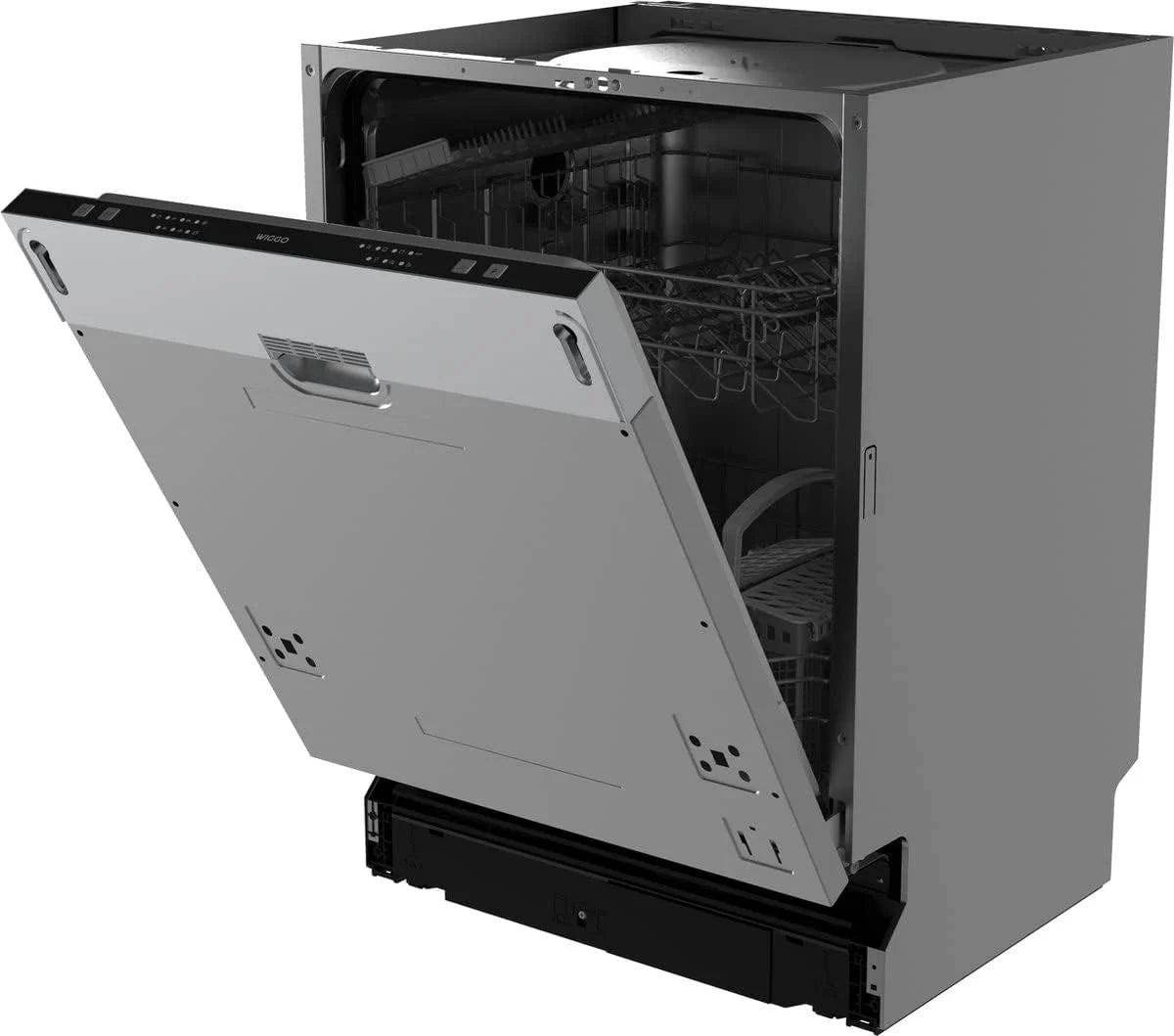 Wiggo WD-B6126E(X) Inbouw Vaatwasser - 60 cm - Roestvrijstaal