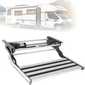 Auto-Sensing Electric Retractable RV Steps–Auto Extend/Retract When Door Opens/Closes,220kg Load,IPX67 Waterproof,LED Light,Non-Slip Design,for RV/Truck/Motorhome SingleLayer-24V(SingleLayer/12V)
