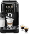 De'Longhi Magnifica S, Automatische Koffiezetapparaat van Bonen tot Kopje Koffie, Espresso en Cappuccino Apparaat, ECAM22.110.B, Zwart(Gekleurd aanraakscherm / 5 Dranken/Zwart/Grijs)