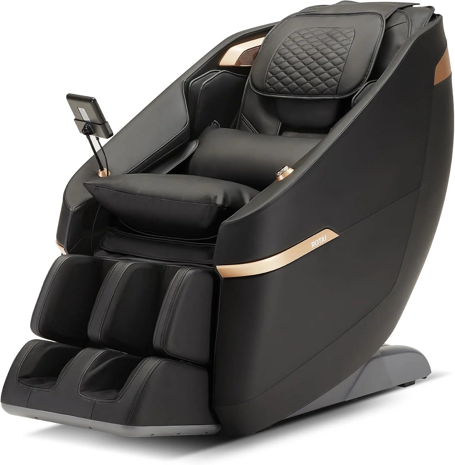 ROTAI Multifunctionele Massagestoel - 3D Vaste Massageschijven, Bluetooth, Verwarmde Schouderbanden, Volledige Lichaamsmassage met Voetmassage - Ideaal Cadeau voor Thuisgebruik