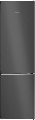 SIEMENS KG39N4X1F, iQ500, vrijstaande koel-vriescombinatie, vriesbereik onder, 363 l, Total noFrost, hyperFresh, extreem stil, ledverlichting, 203 x 60 cm, geborsteld staal, anti-vingerafdruk